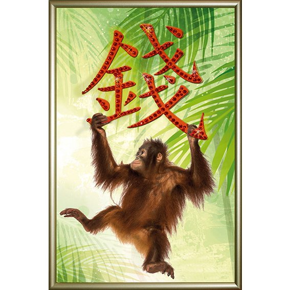 Картина Денежный год c кристаллами Swarovski