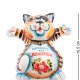 Фигурка Котик Добряк Цветная гжель ГЛ-342