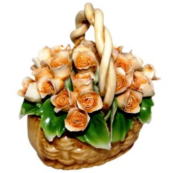 Фарфоровая статуэтка бежевые Розы