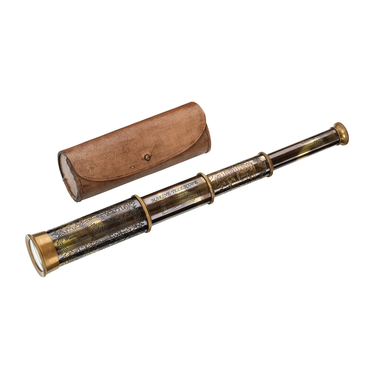 Подзорная труба в футляре Marine, вид сверху