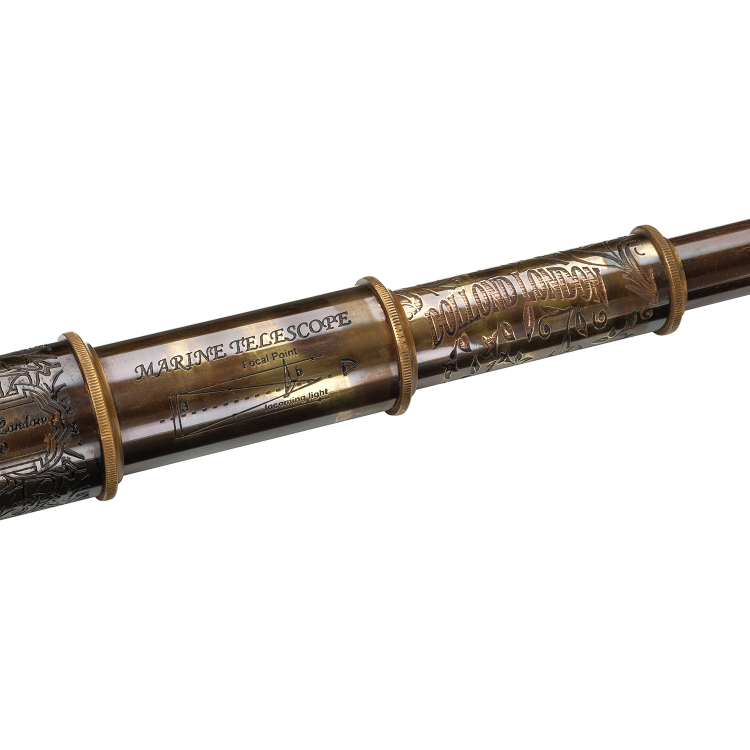 Подзорная труба в футляре Marine, увеличенный вид средней части