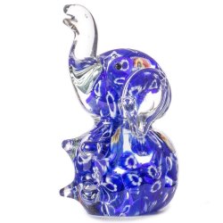 Статуэтка из Муранского Синий Слоненок