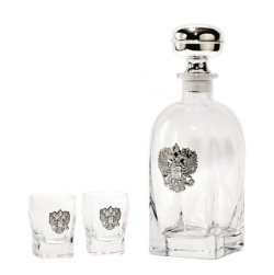 Набор стопок для водки За Родину, с графином