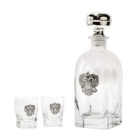 Набор стопок для водки За Родину, с графином