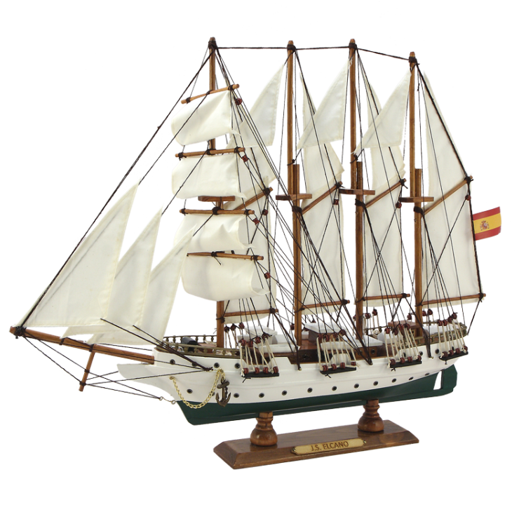 Модель парусного корабля J. S. Elcano, 55 см