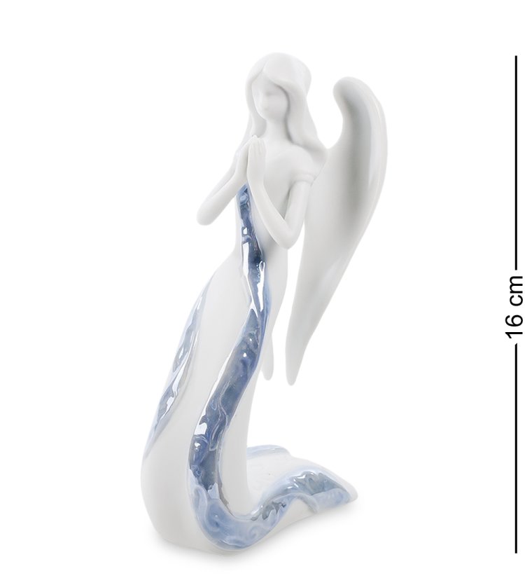 Статуэтка из бисквитного фарфора Молящийся Ангел-хранитель Pavone JP-17/ 7