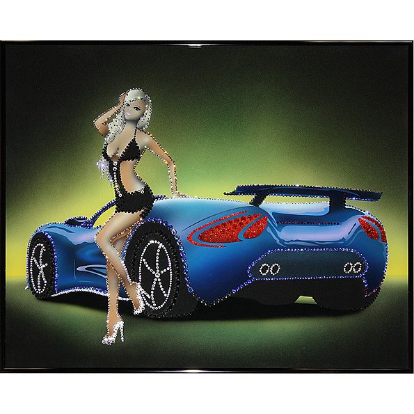 Картина Стиль жизни - 2 c кристаллами Swarovski