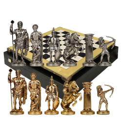 Шахматы Античные войны, Черно-белая доска