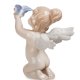 Статуэтка из фарфора Девочка Ангелок с птичкой Pavone JP-33/ 9, фотография со спины