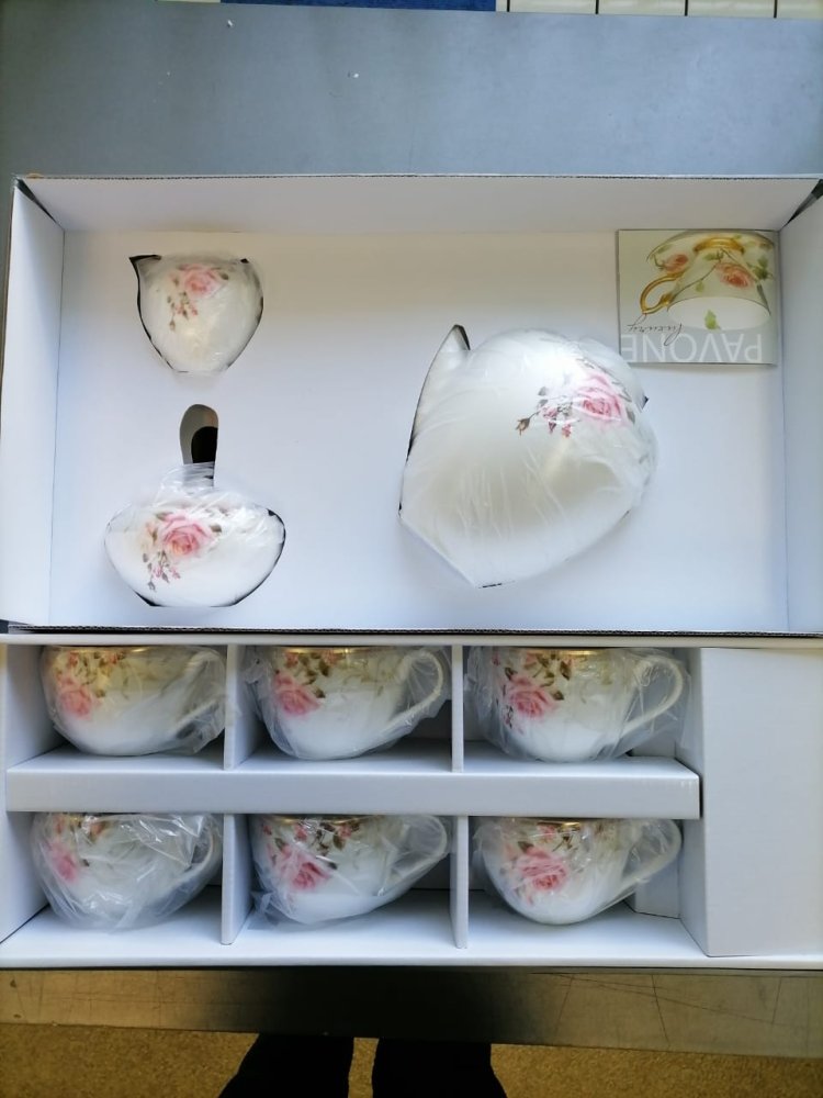 Чайный сервиз на 6 персон из фарфора Монте-Роза