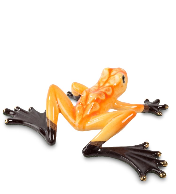 Фигурка из фарфора Экзотическая Лягушка Pavone JP-08/22, вид сзади
