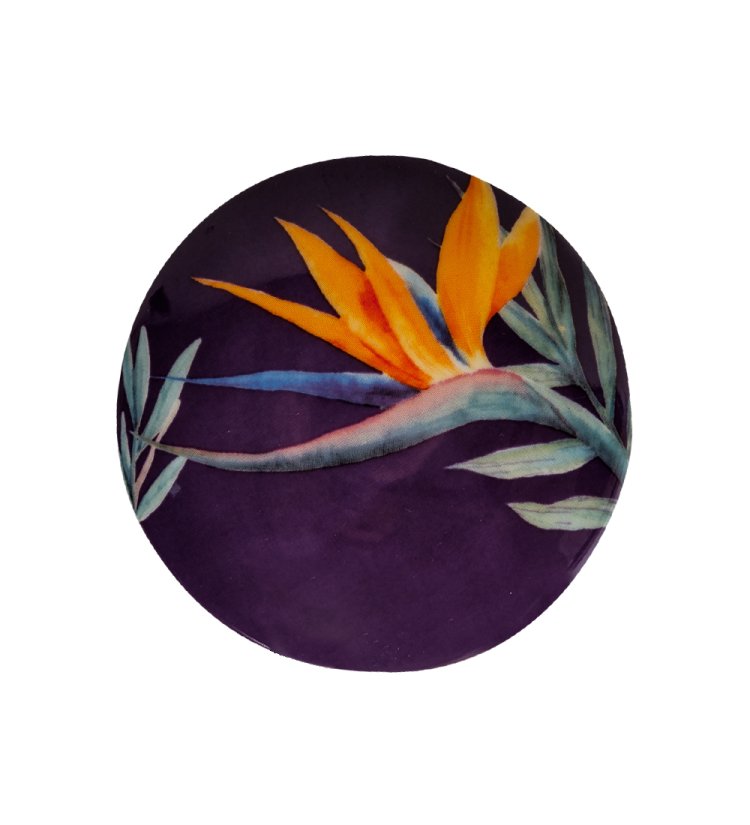 Кружка из фарфора Тропический Пейзаж Pavone JK-284, вид сверху