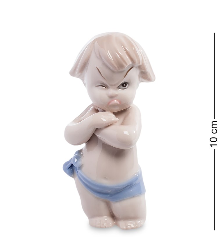 Фарфоровая фигурка Сердитый Мальчик Pavone JP-242/ 2