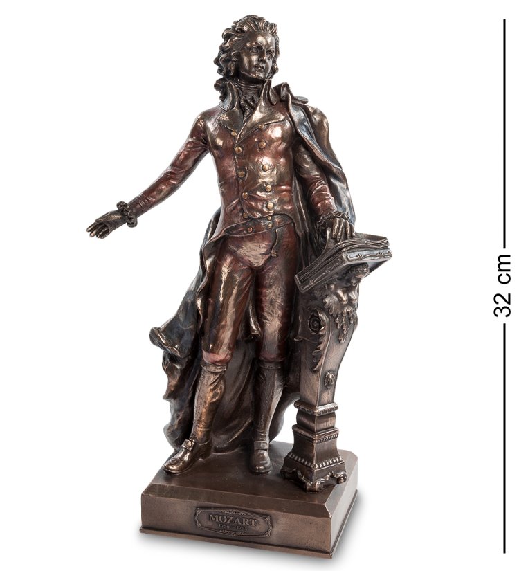 Статуэтка Моцарт с плащем Veronese WS-51/ 1