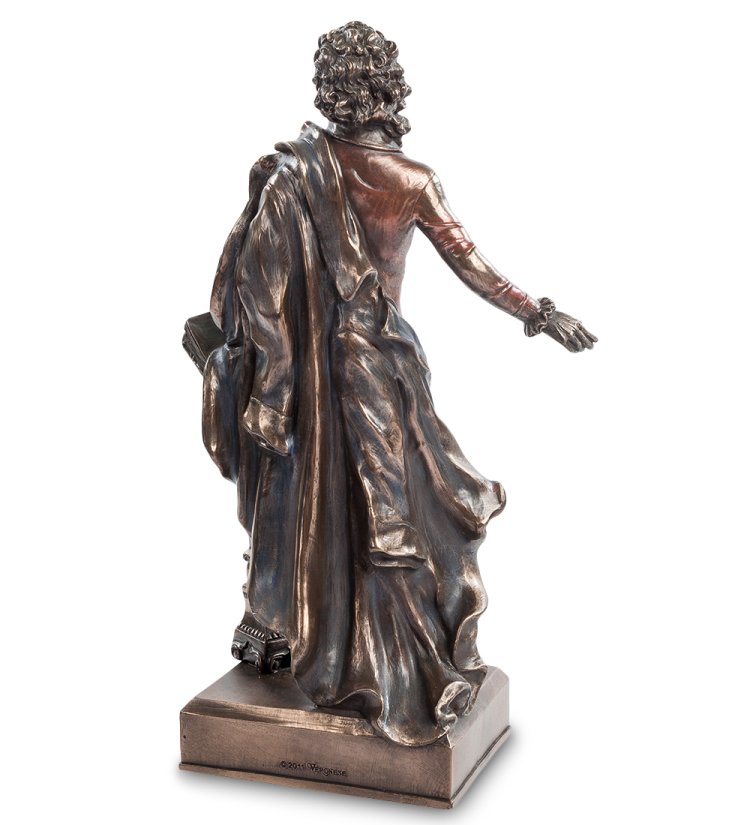 Статуэтка Моцарт с плащем Veronese WS-51/ 1, оборотная сторона