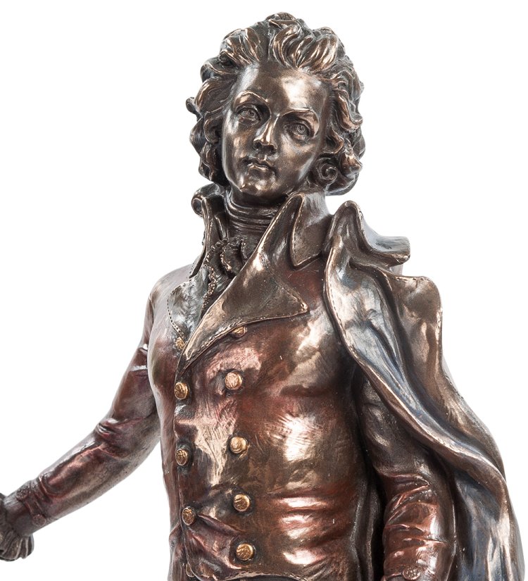 Статуэтка Моцарт с плащем Veronese WS-51/ 1, портретный вид