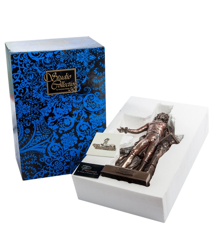 Статуэтка Моцарт с плащем Veronese WS-51/ 1, упаковочный вид