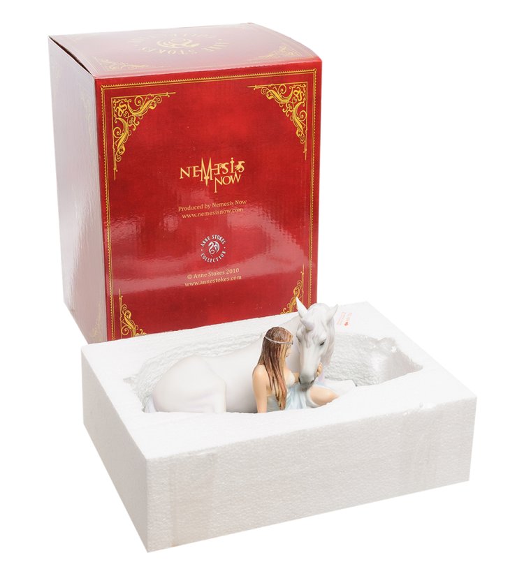 Статуэтка Девушка и Единорог - Чистое сердце Veronese WS-265, упаковочный вид