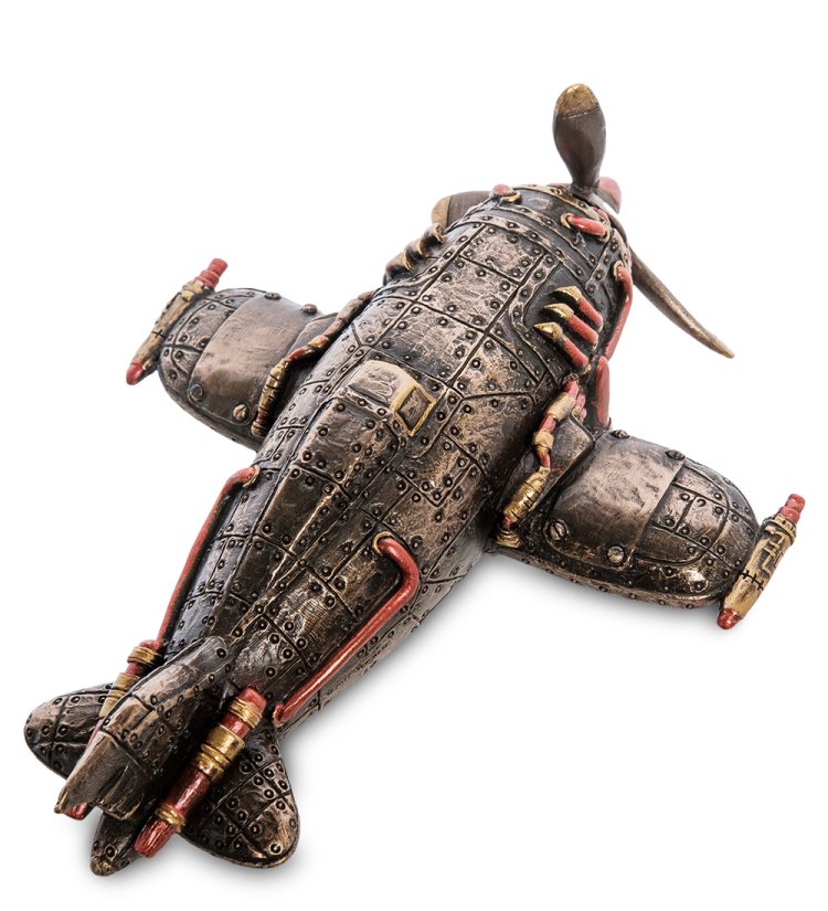 Статуэтка в стиле Стимпанк Самолет Veronese WS-1059, вид сверху