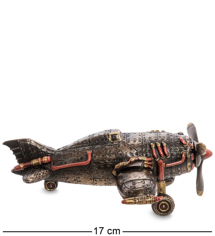 Статуэтка в стиле Стимпанк Самолет Veronese WS-1059, вид профиль