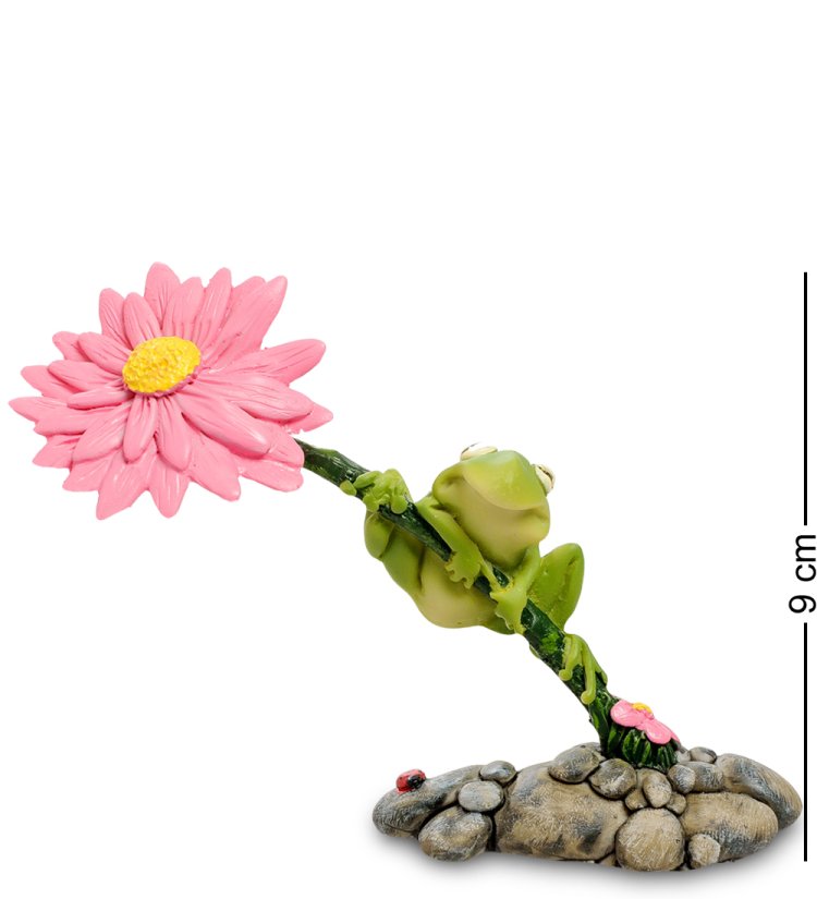 Фигурка Лягушка на цветке The Comical World of Stratford RV-880