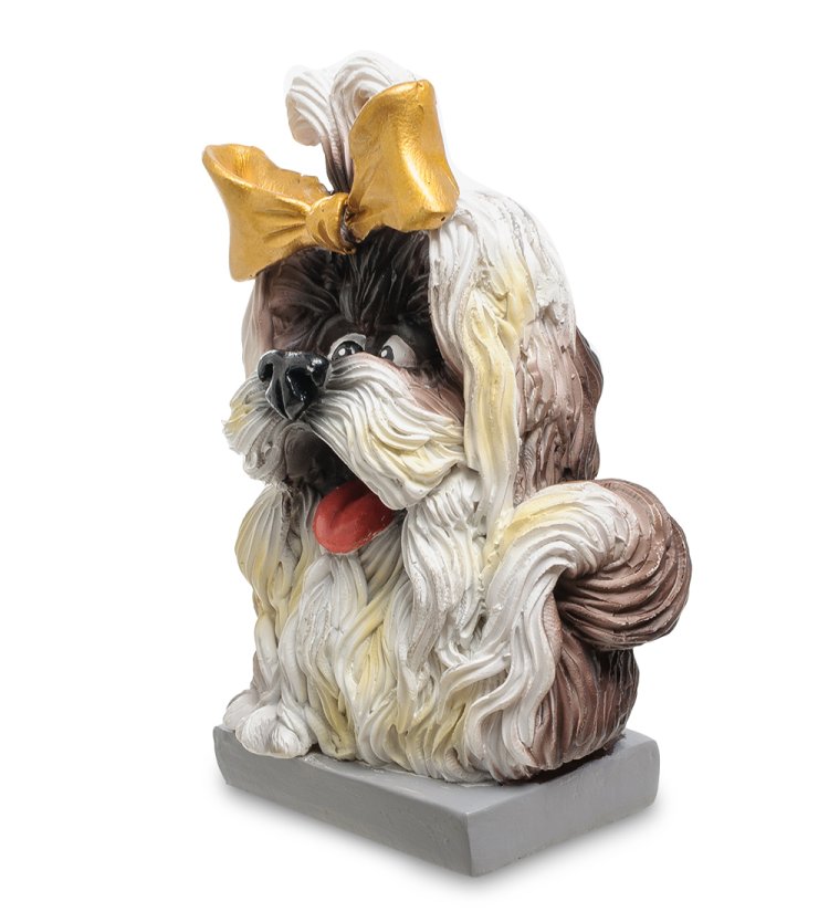 Статуэтка Собака Ши-тцу Будьте счастливы The Comical World of Stratford RV-919, вид профиль