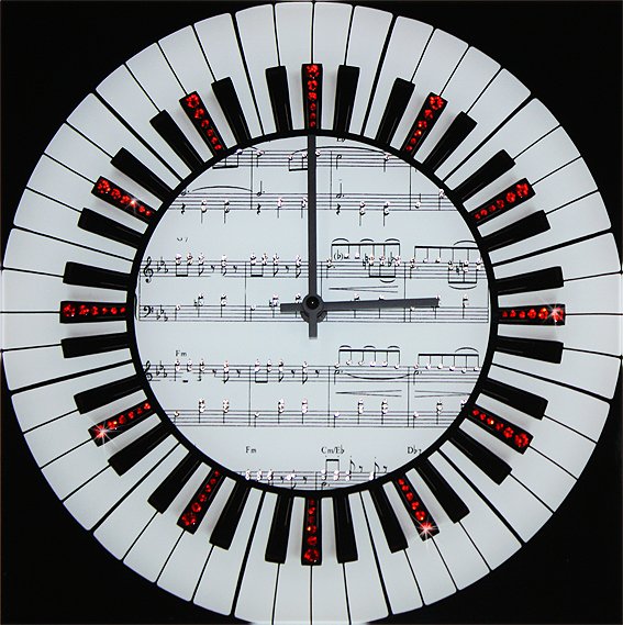 Часы с кристаллами Swarovski - Мелодия