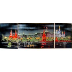 Картина Москва (триптих) c кристаллами Swarovski