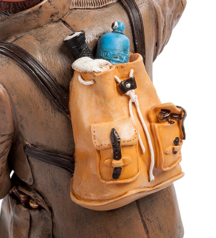 Статуэтка Охотник с собакой - The Hunter Forchino FO-85535, увеличенный вид деталей