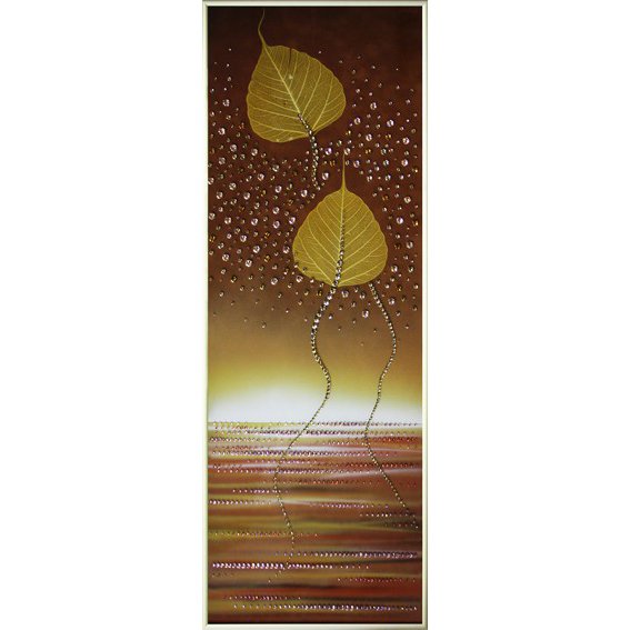 Картина Композиция Осень c кристаллами Swarovski