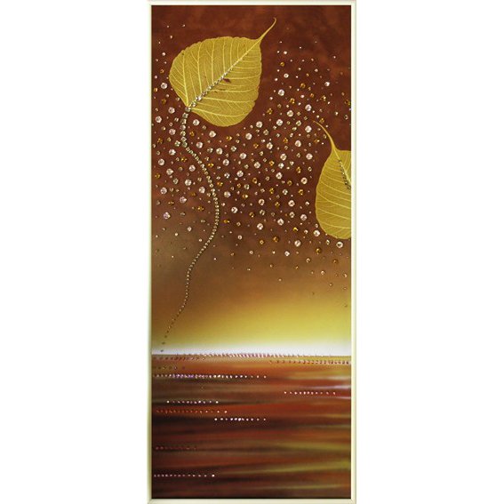 Картина Композиция Осень c кристаллами Swarovski