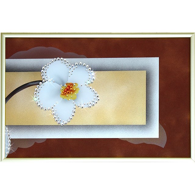 Картина Композиция Нарциссы c кристаллами Swarovski