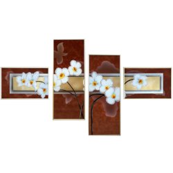 Картина Композиция Нарциссы c кристаллами Swarovski