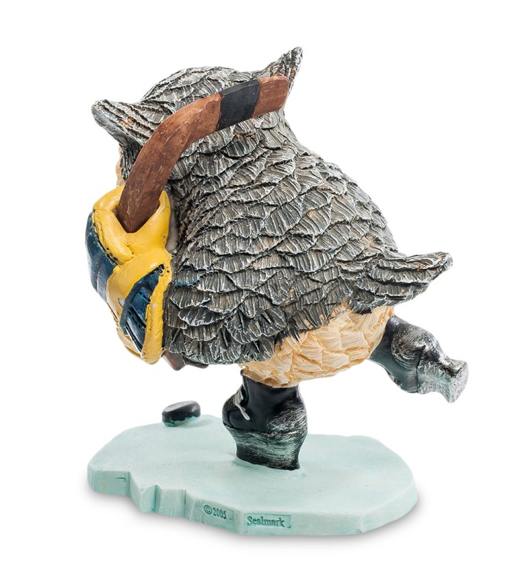 Фигурка Сова - Хоккеист Sealmark OL-6383-XB, оборотная сторона