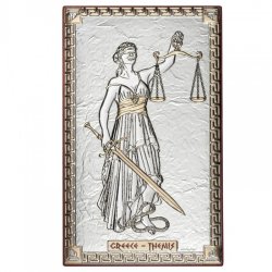 Икона Фемида, Размер 12x7 см