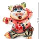 Фигурка Кот Плясун Цветная гжель ГЛ-188