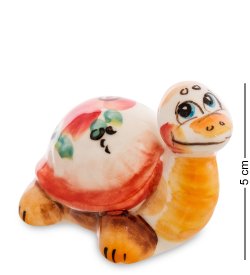 Фигурка Черепаха Цветная гжель