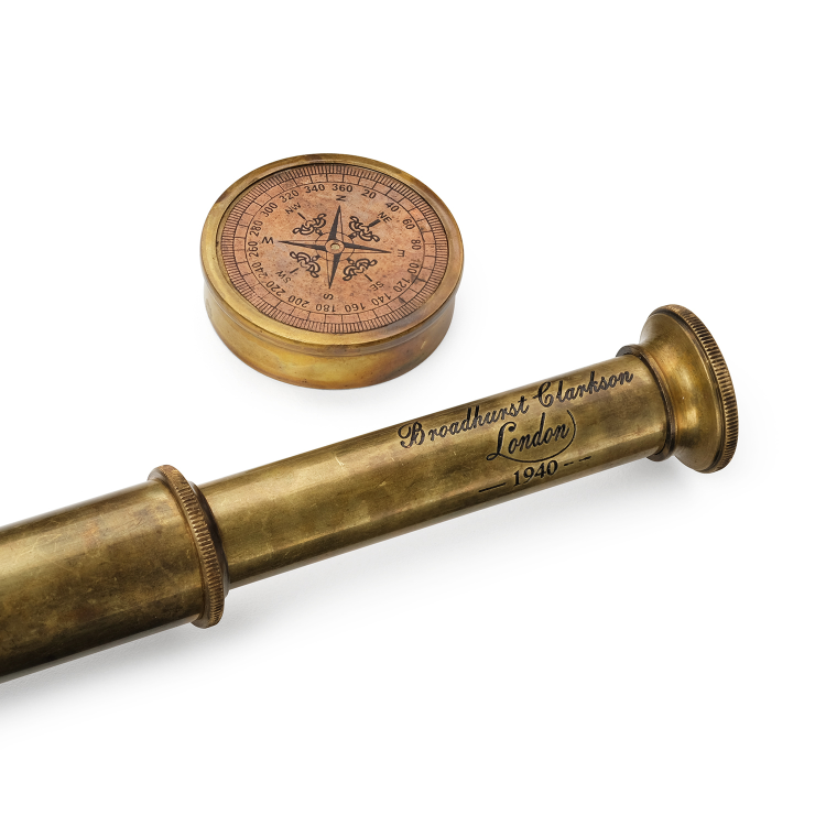 Подзорная труба в футляре Scout, увеличенный вид деталей