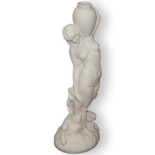 Статуэтка из фарфора Девушка и сатир