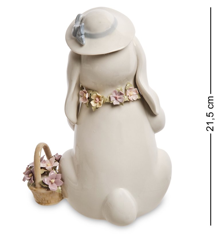 Музыкальная фигурка из керамики Кролик Pavone CMS-18/ 7, оборотная сторона