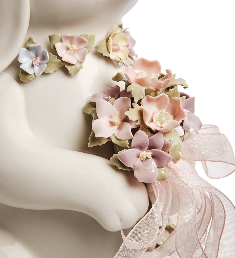 Музыкальная фигурка из керамики Кролик Pavone CMS-18/ 7, увеличенный вид деталей