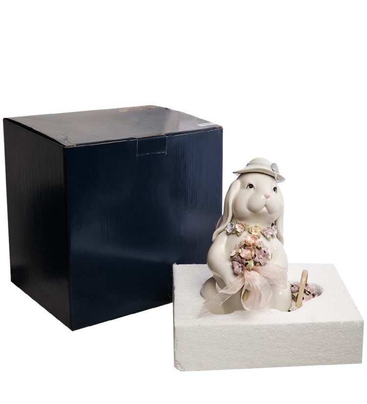 Музыкальная фигурка из керамики Кролик Pavone CMS-18/ 7, упаковочный вид