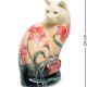 Статуэтка из фарфора Кошка с цветами, сидит Pavone JP-11/ 2
