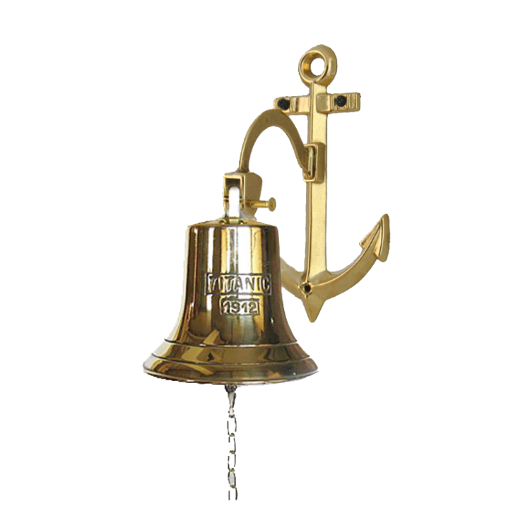 Рында Титаник на кронштейне Якорь - Диаметр 14 см Alberti Livio AL-80-369-AP