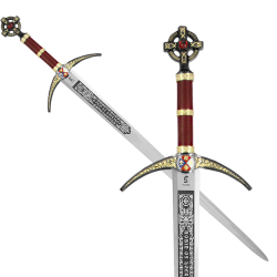 Сувенирный Меч Робин Гуда с красной рукоятью