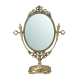 Настольное Зеркало Будуар в золотой раме из бронзы Bello De Bronze BP-21005-D