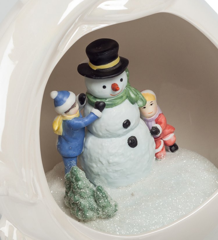 Светильник из фарфора Новогоднее удовольствие Pavone CMS-40/ 4, фотография крупным планом