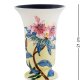 Ваза из фарфора Цветы с бабочками, широкая Pavone JP-96/10