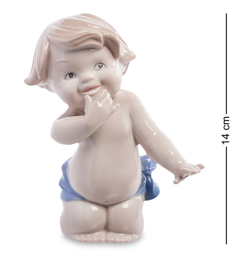 Фигурка из фарфора Радостный Мальчик Pavone JP-242/ 5