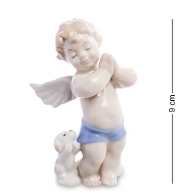 Фигурка из фарфора Мальчика Ангела Неразлучные друзья